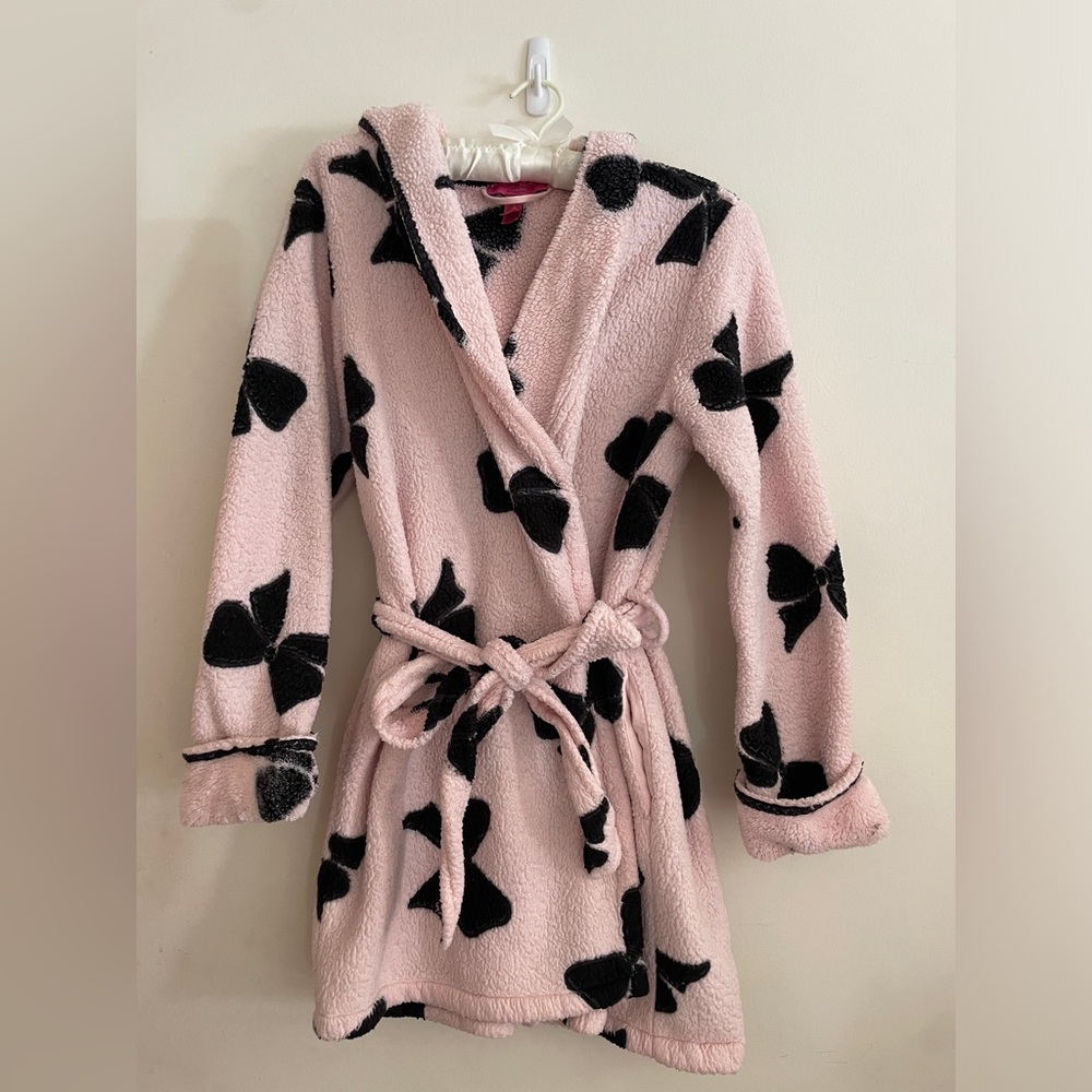 Betsy Johnson Bow Robe with Hood